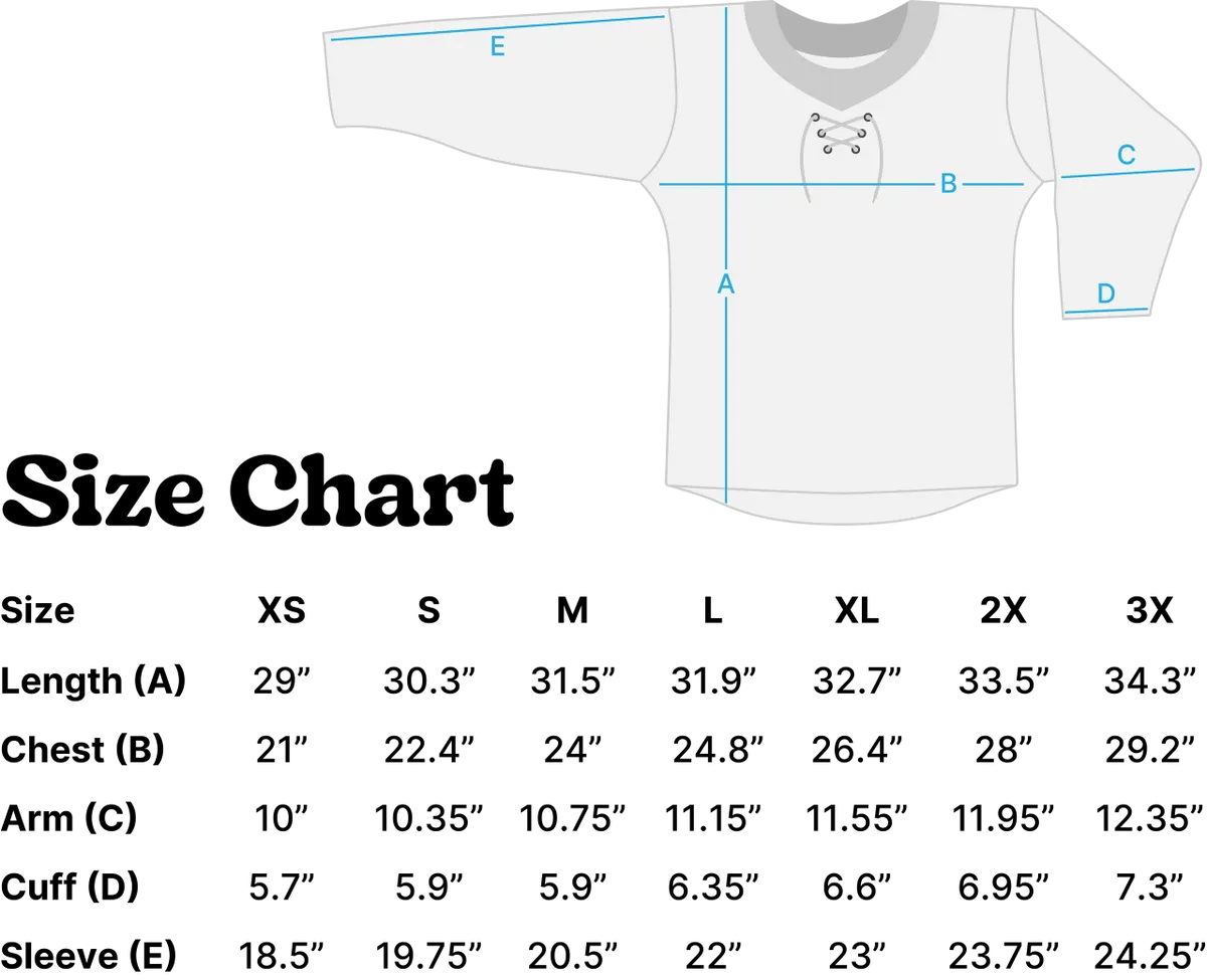 Black Metal Plur Hockey Jersey