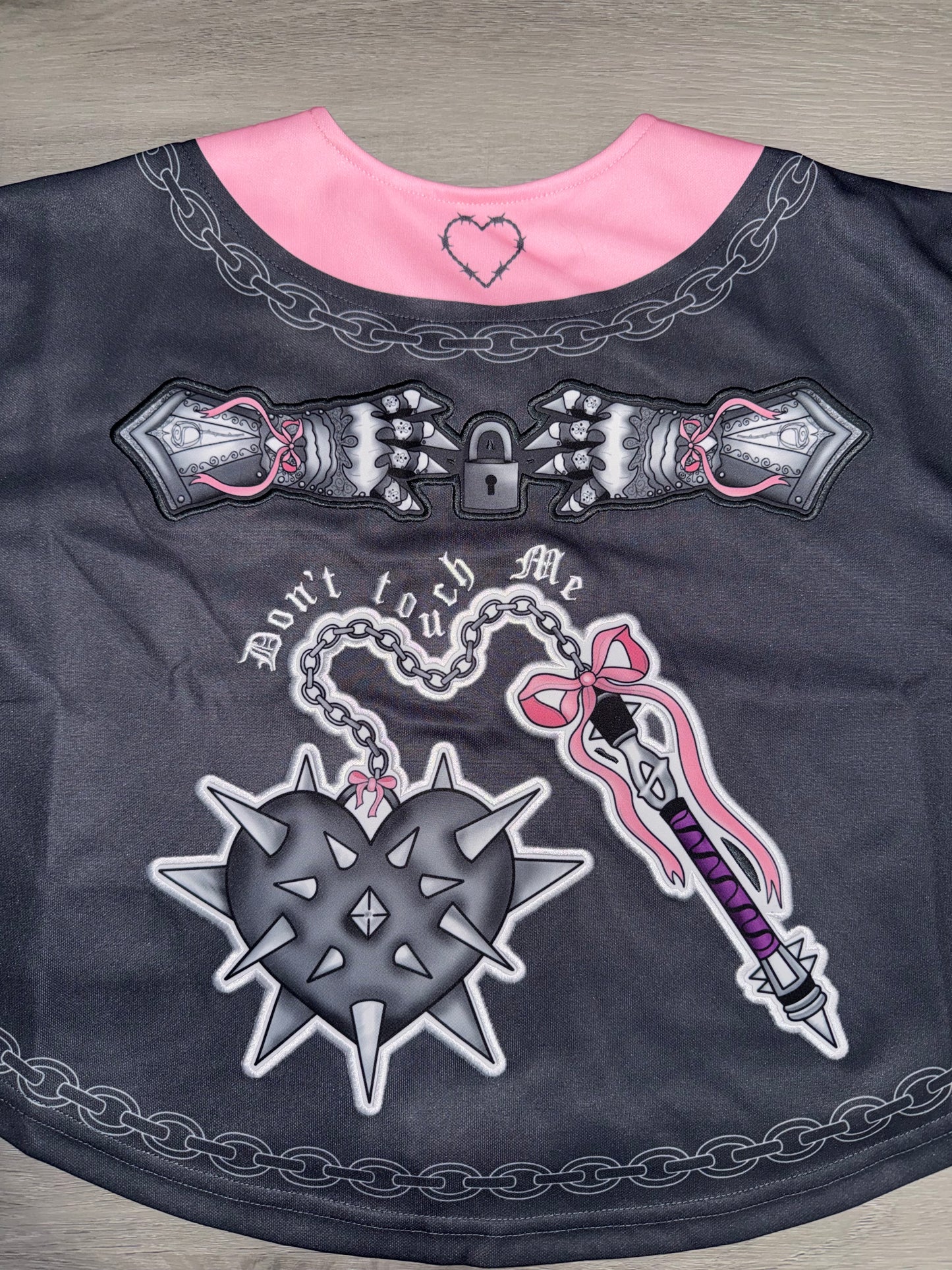 Don’t Touch Me Crop Baseball