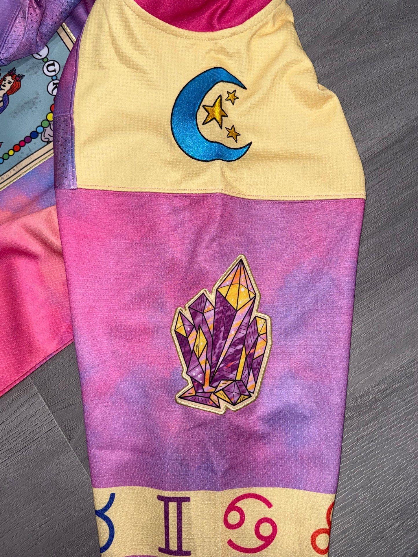 The Raver Tarot Card Hockey Jersey SUN