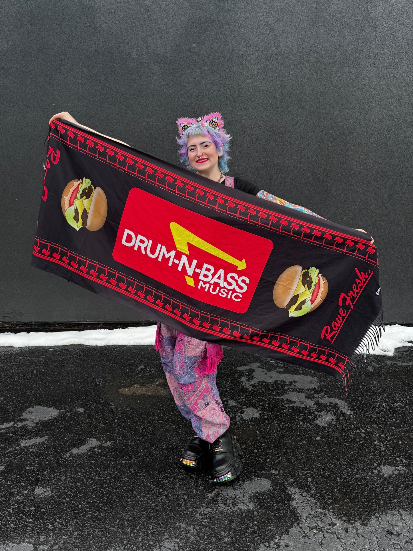 Drum-N-Bass Pashmina