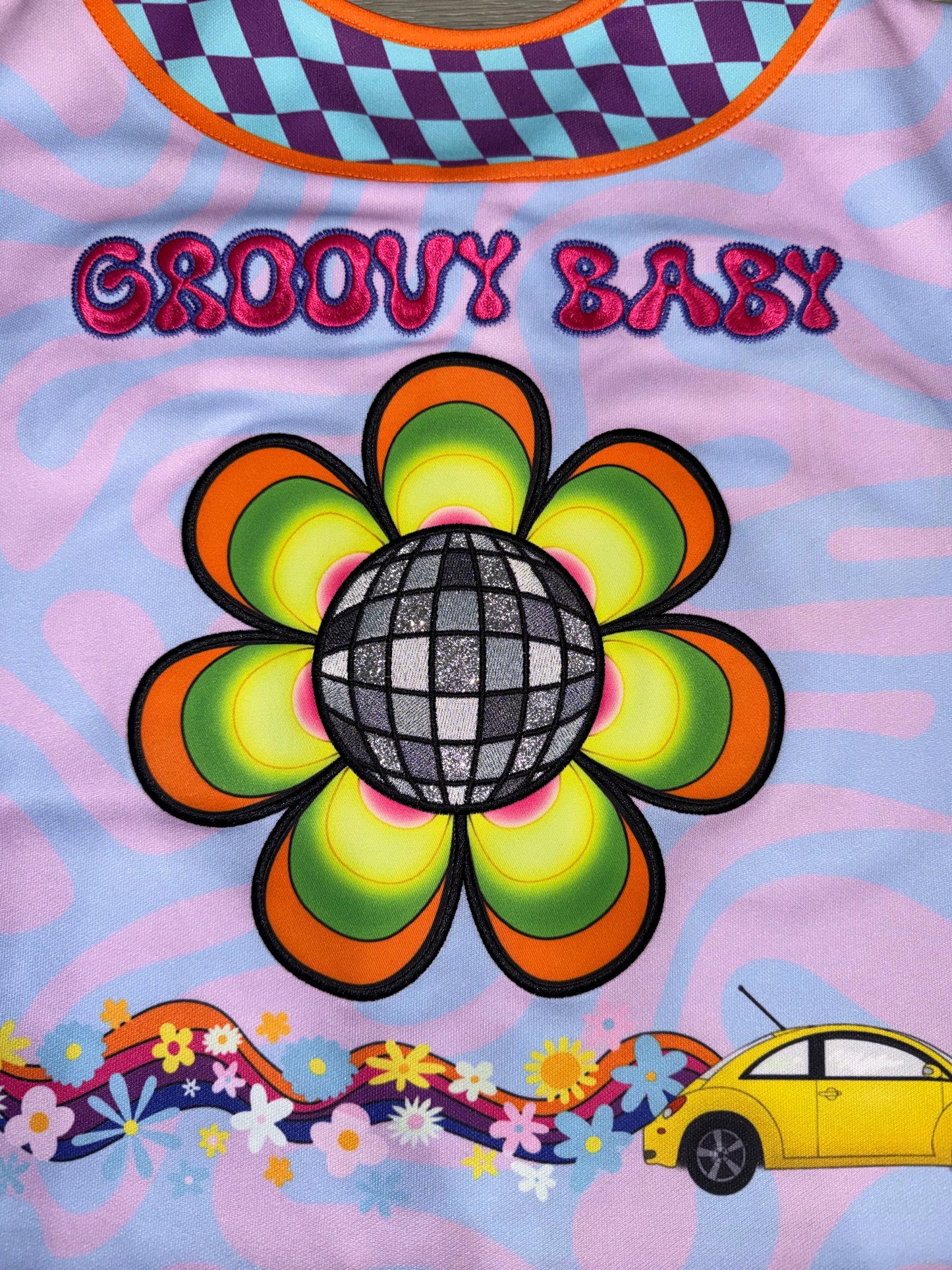 Groovy Baby Crop Baseball Jersey