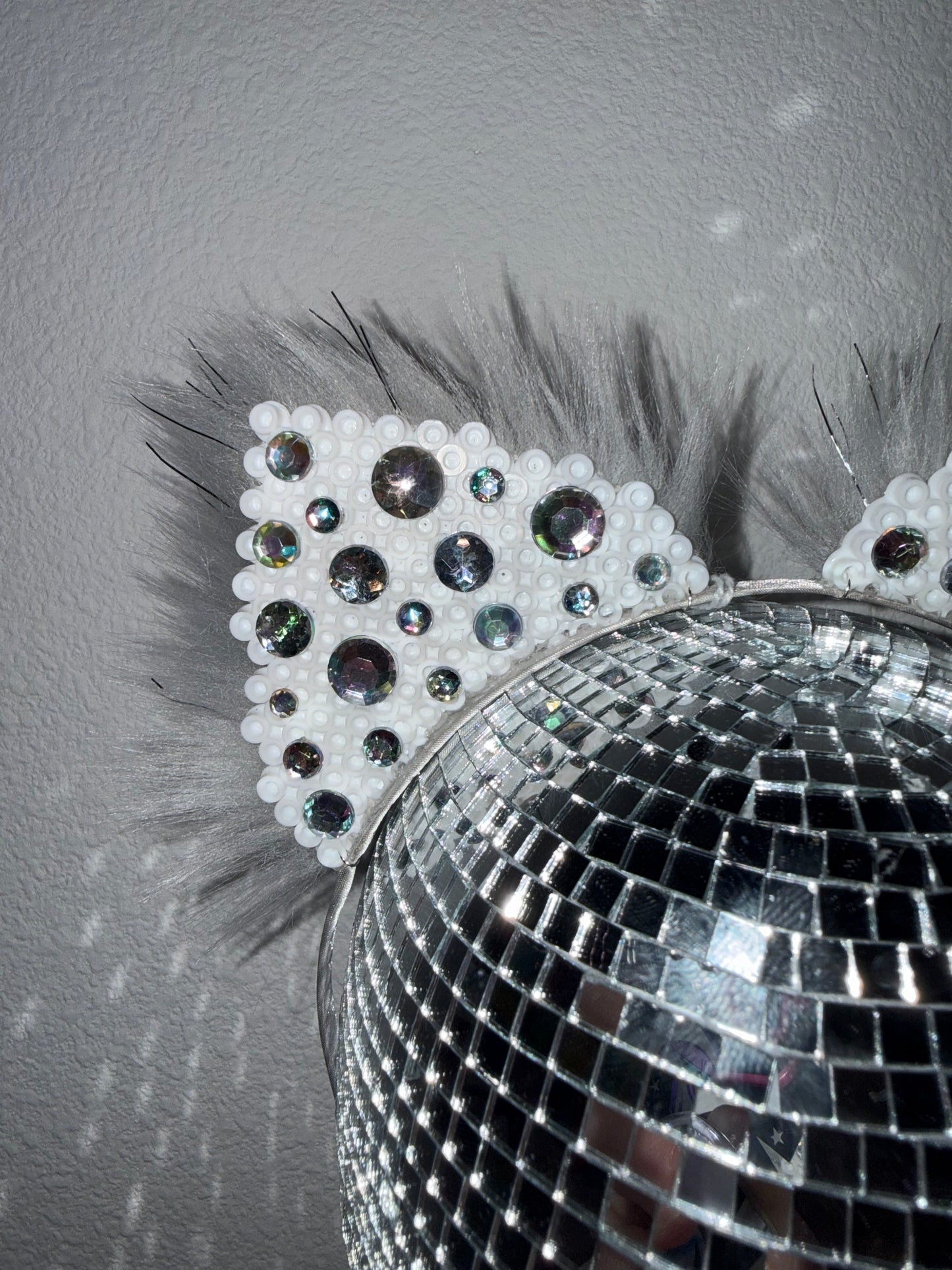 White Sparkle Ears
