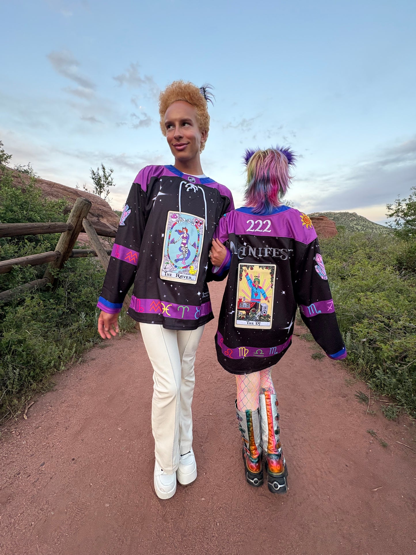 The Raver Tarot Card Hockey Jersey MOON