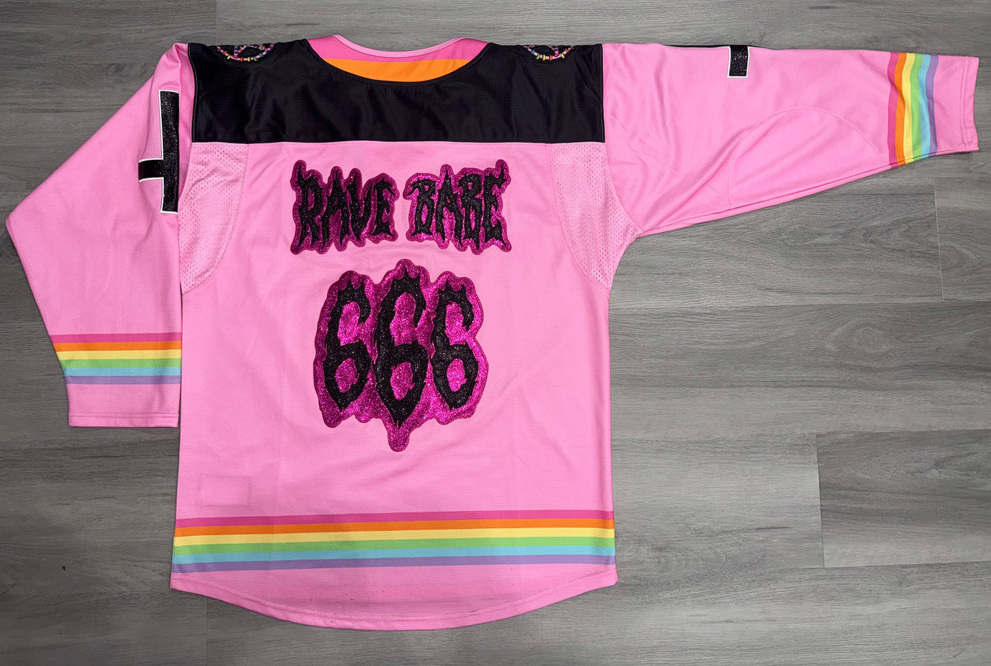 Black Metal Plur Hockey Jersey