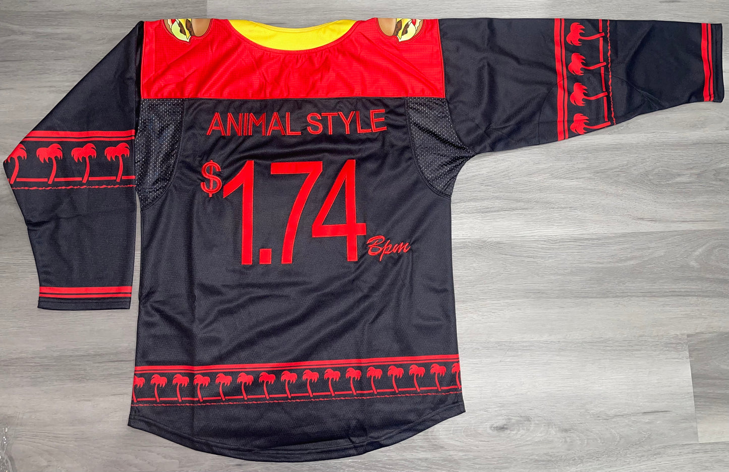 Dark Drum-N-Bass Hockey Jersey