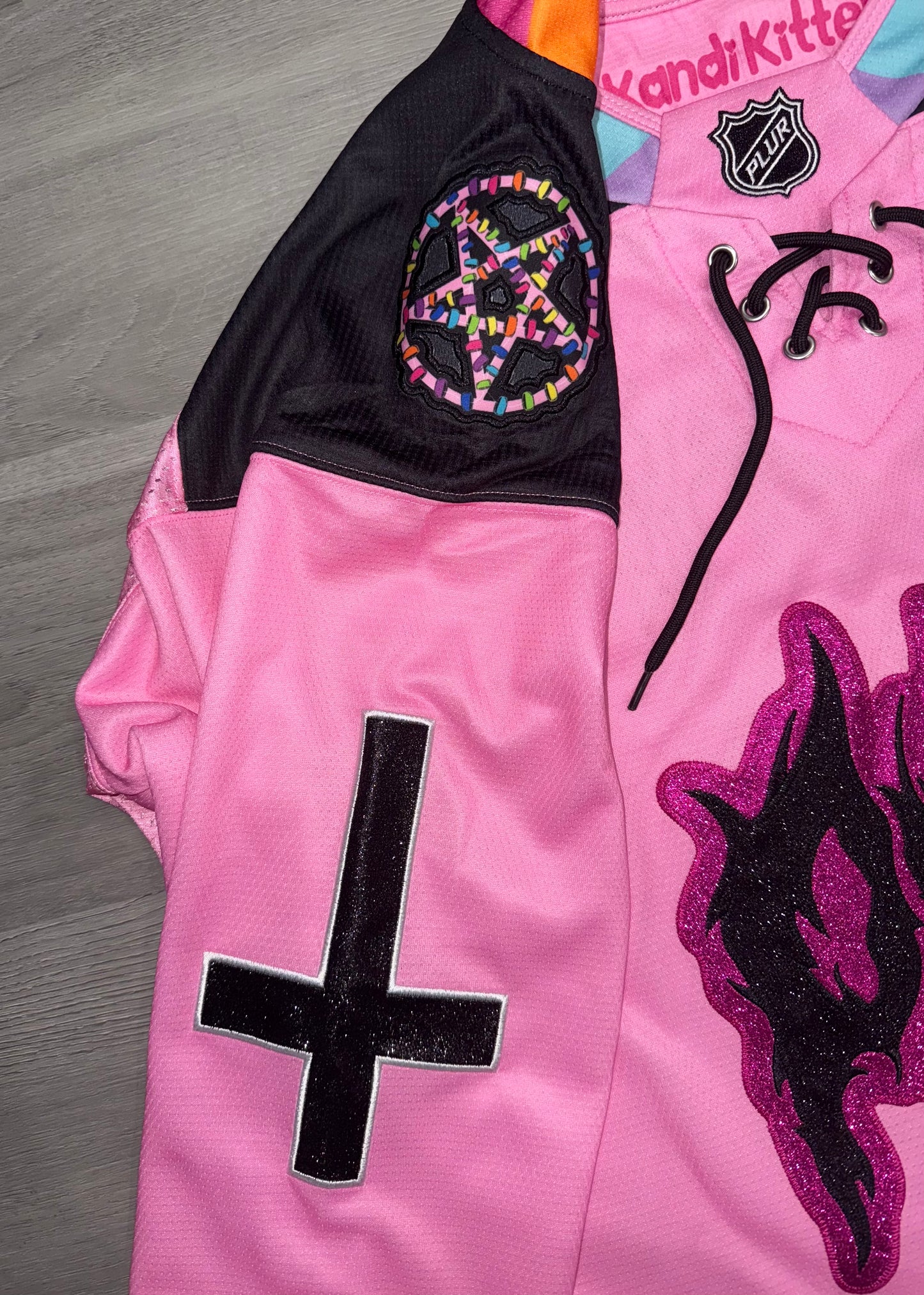 Black Metal Plur Hockey Jersey