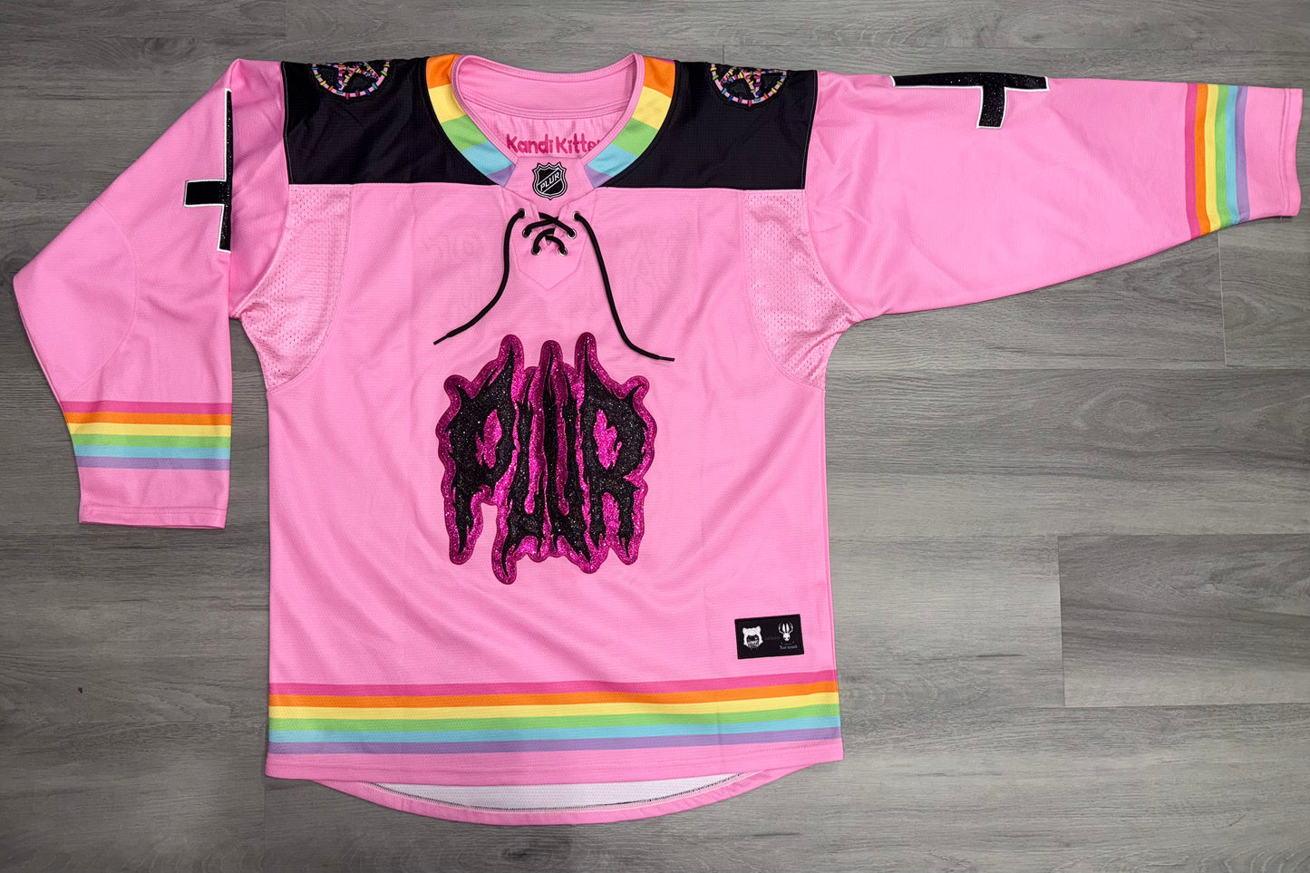 Black Metal Plur Hockey Jersey