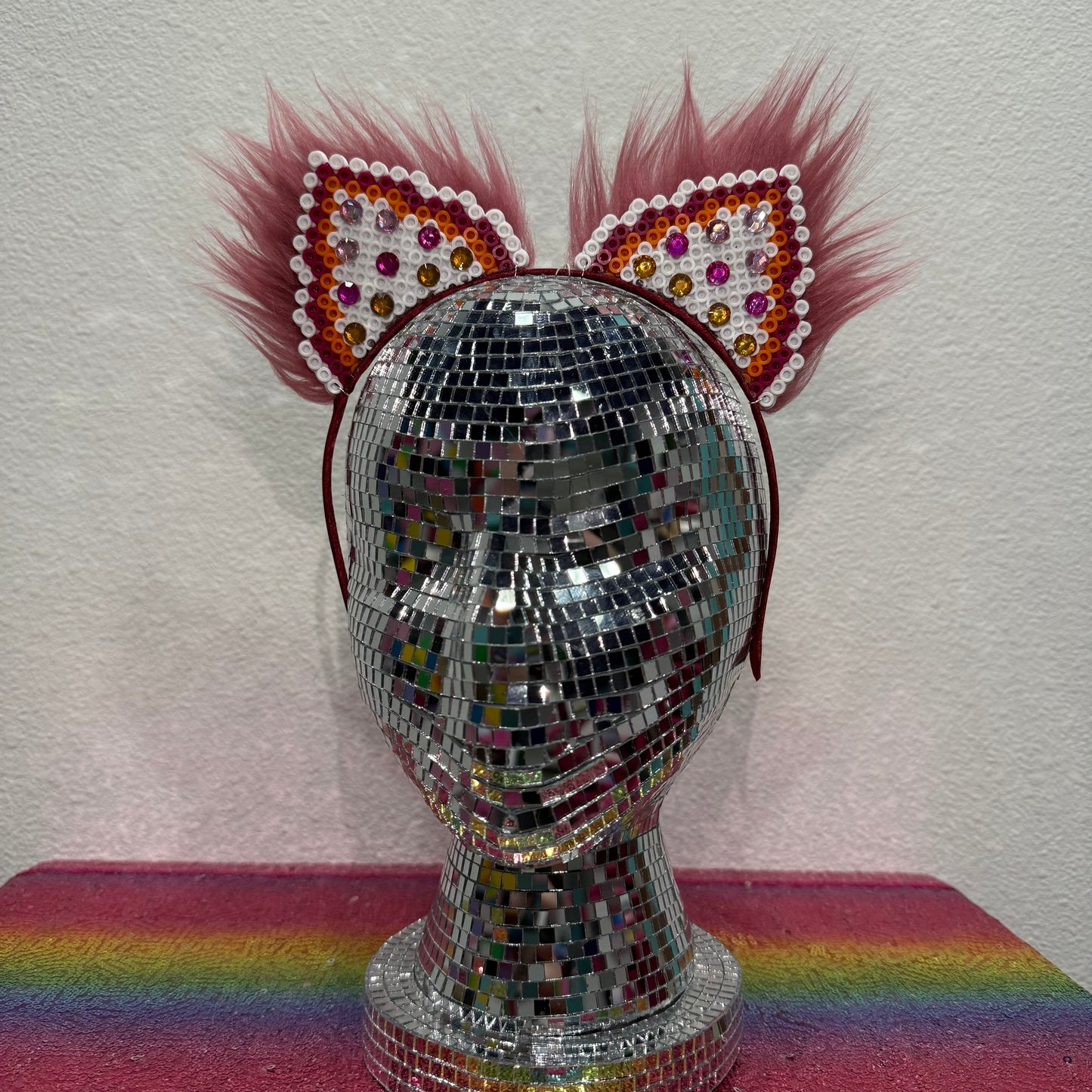 Lesbian Flag Sparkle Ears