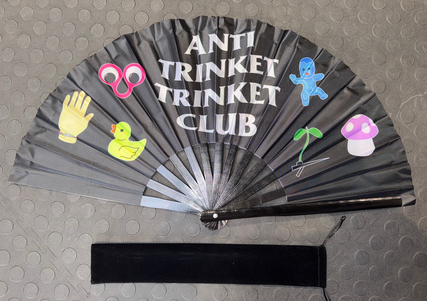 Trinket Club Double Sided Fan