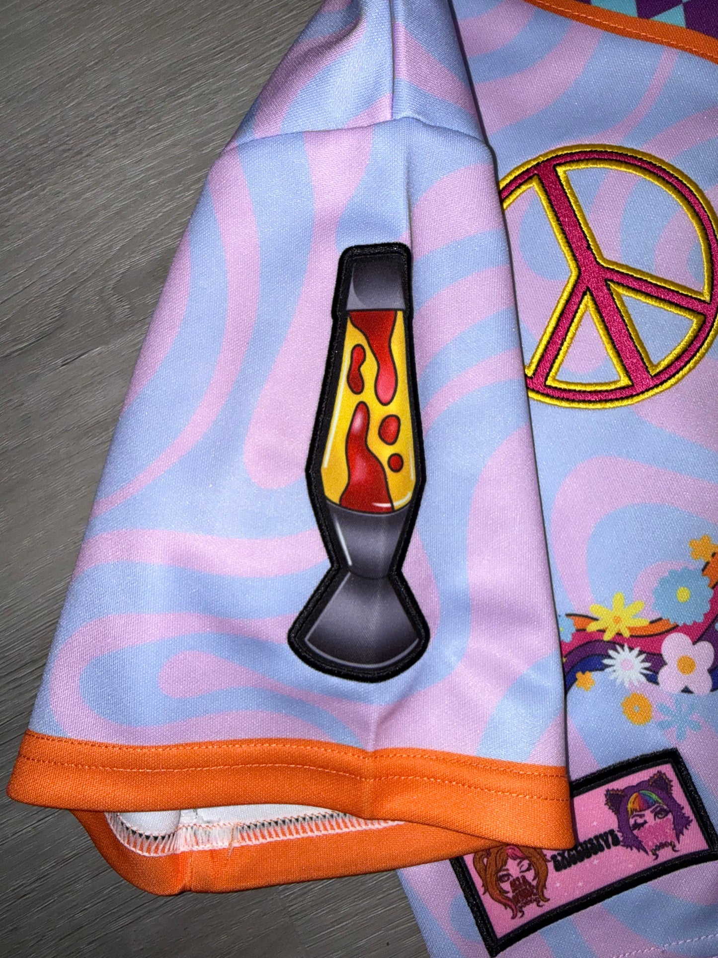 Groovy Baby Crop Baseball Jersey