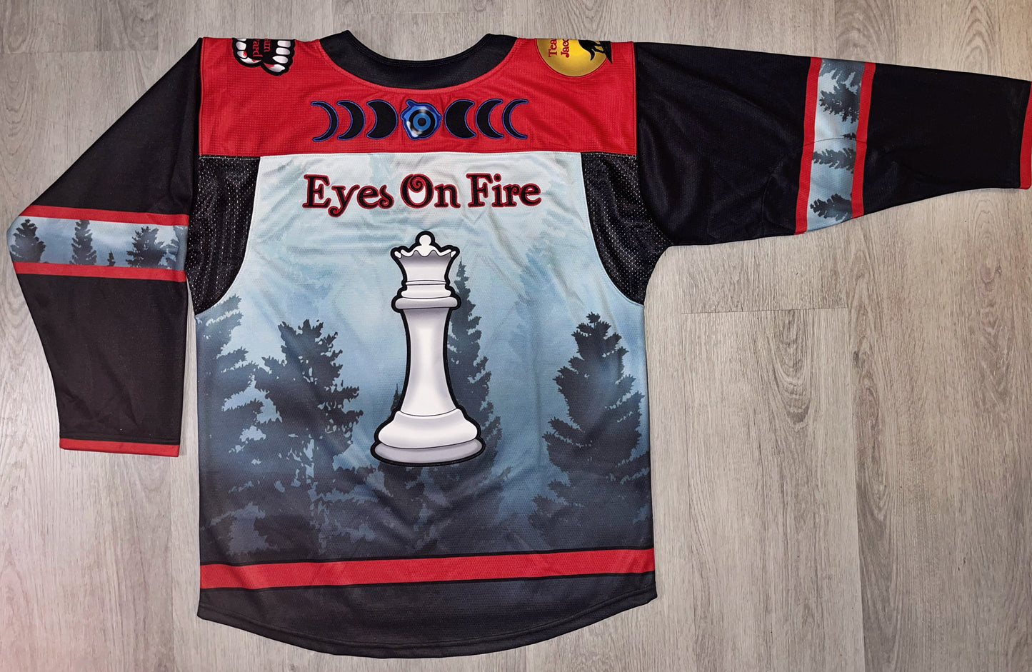 Eyes On Fire Hockey Jersey