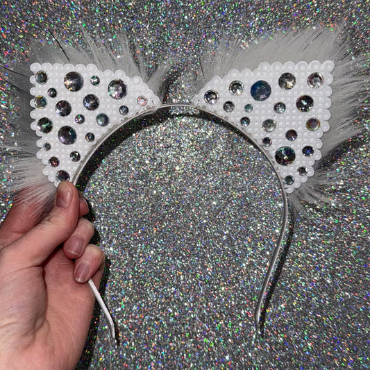 White Sparkle Ears