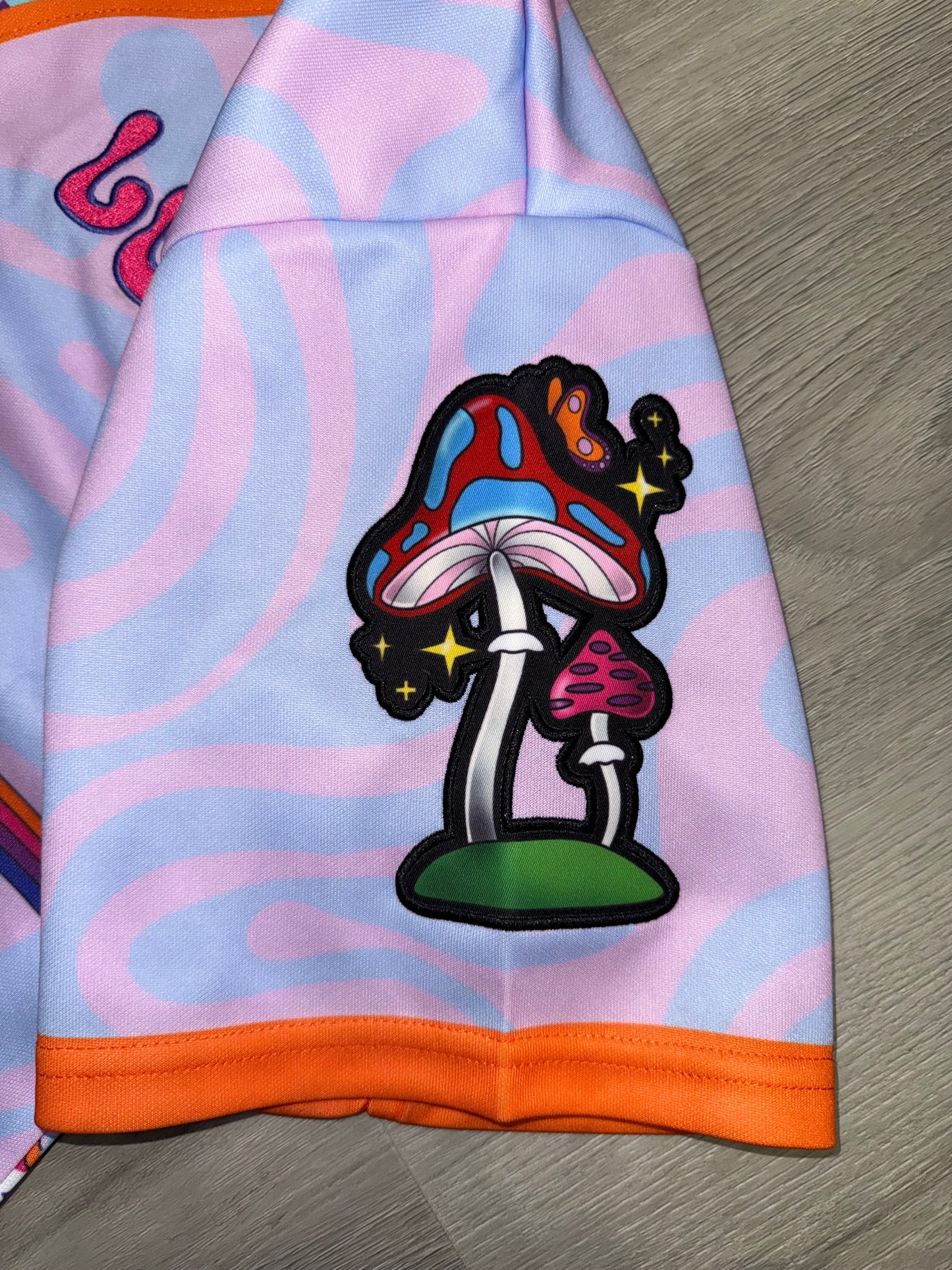 Groovy Baby Crop Baseball Jersey
