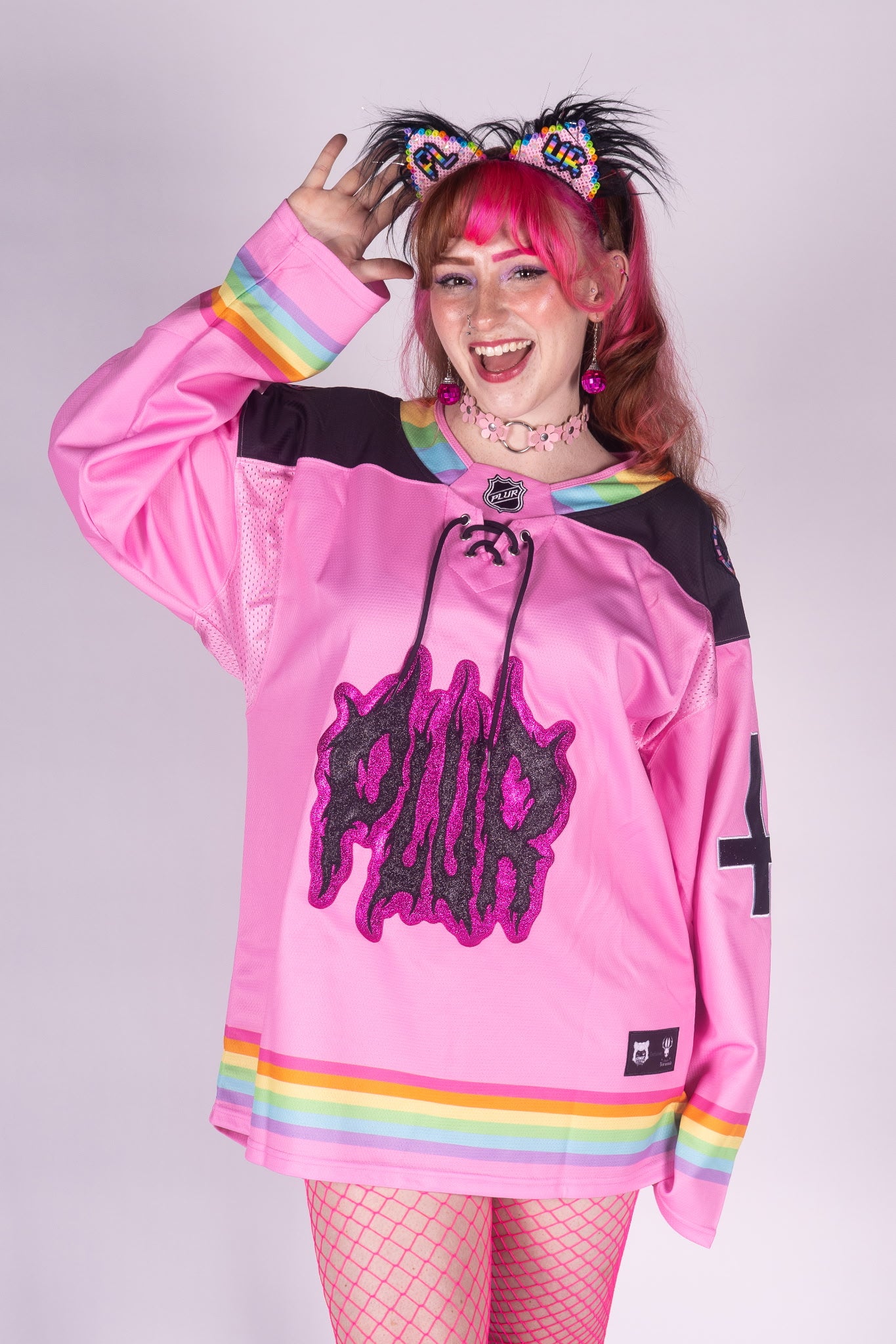 Black Metal Plur Hockey Jersey