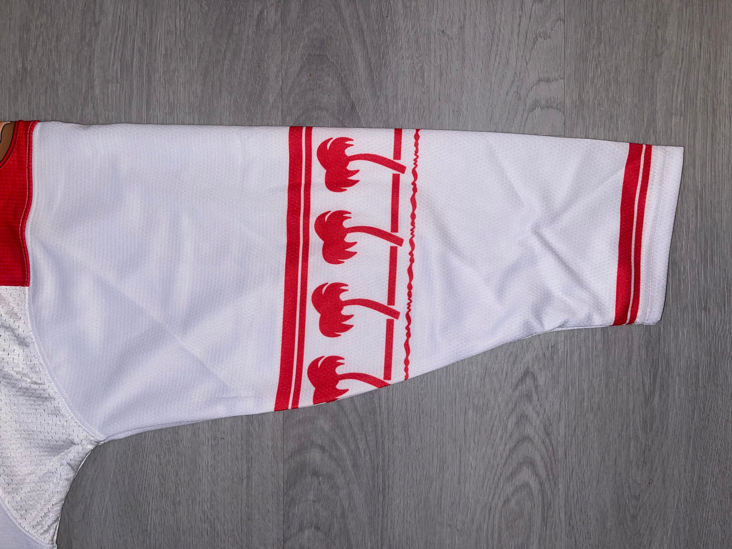 White Drum-N-Bass Hockey Jersey