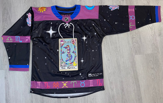 The Raver Tarot Card Hockey Jersey MOON