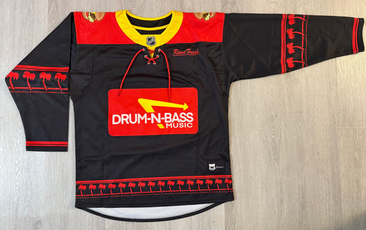 Dark Drum-N-Bass Hockey Jersey