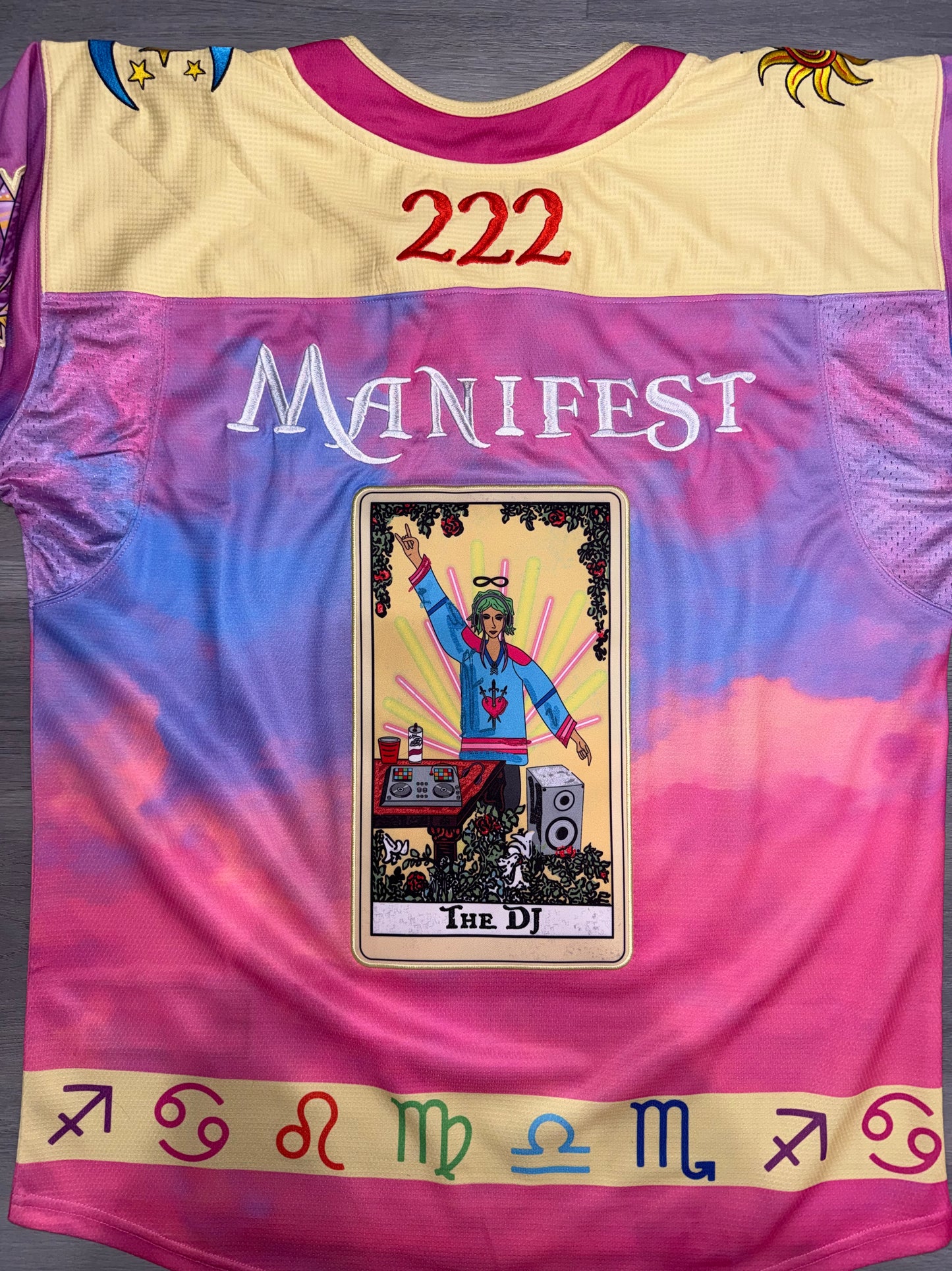 The Raver Tarot Card Hockey Jersey SUN