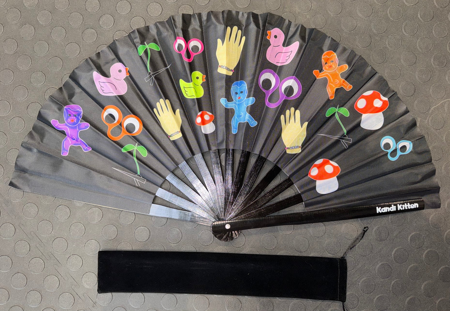 Trinket Club Double Sided Fan