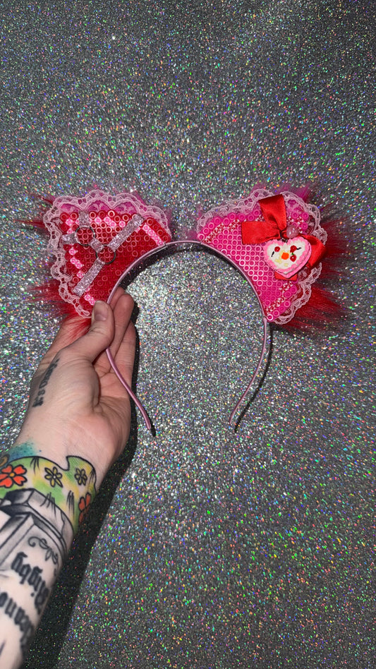 Red Velvet Harness Ears