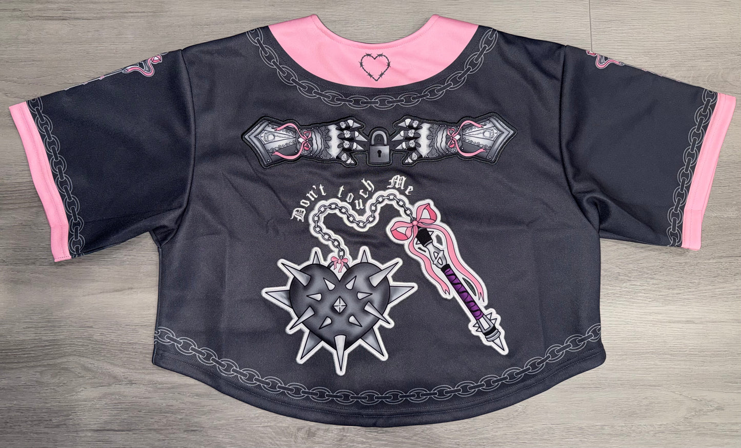Don’t Touch Me Crop Baseball